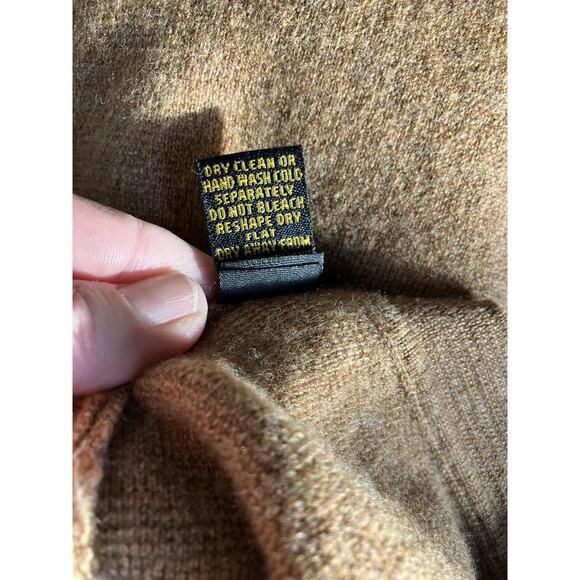 Beau Ties Of Vermont Wool Button up Sweater Vest Youth Size XL Tan Womens M - Picture 7 of 11